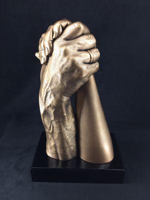 Tall Holding Hands Sculpture