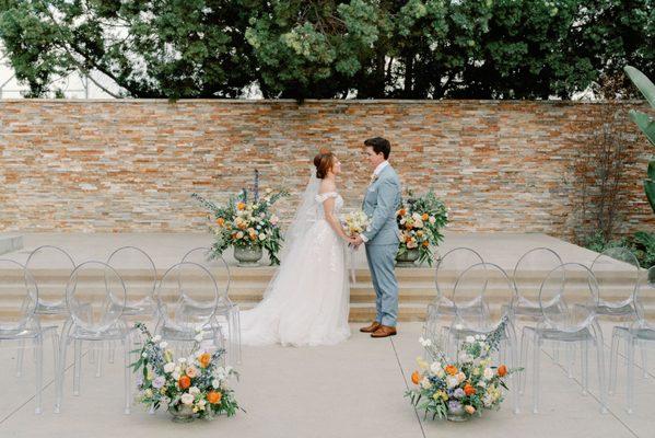 Courtyard Wedding Ceremony