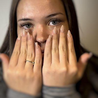 Classic and nude nails