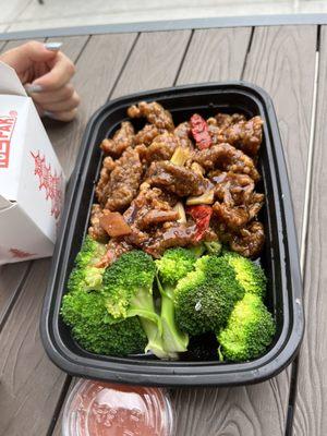 Szechuan beef