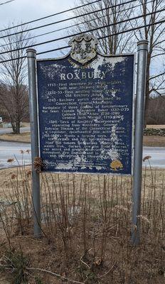 Roxbury Historical Marker