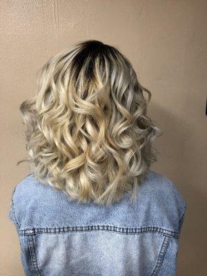 Loose curls done by Michael