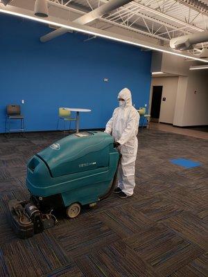 Commercial carpet cleaning services