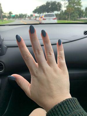 Acrylics with gel ($45) 9/20/2022