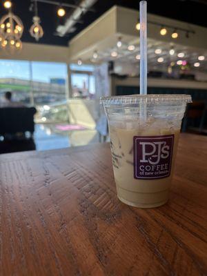 Iced Honey Oat Milk Iced Latte