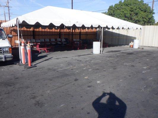 Auction tent