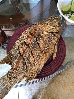 Mojarra Frita. Yum!