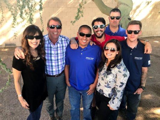 Cathy, John, Erick, Brian, Vicky, Todd and Jeramy