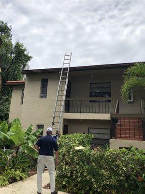 Community Inspection to help replace roofs through insurance claim settlement.