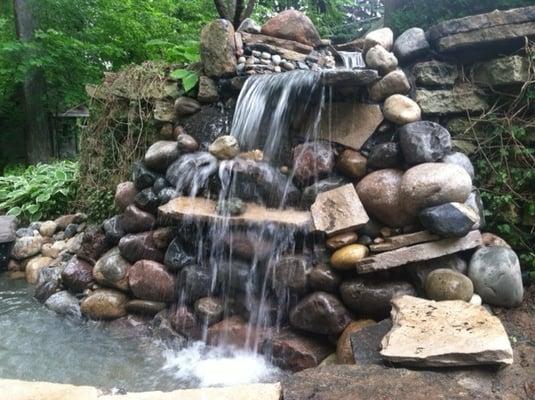 Beautiful Water Feature installed Farmington Hills, MI