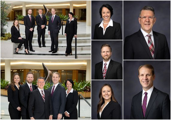 Minneapolis Financial Advisors team photo and individual headshots