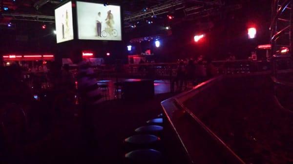 The dancefloor near the rodeo