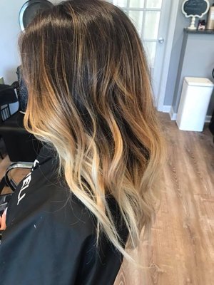 Balayage done by our stylist Amber!