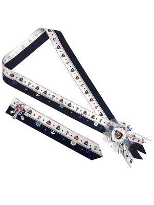 nautical tie and sash for dad and mom