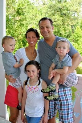 Dr. Ann E. Dimick with her husband, Lucas, and their 3 children.