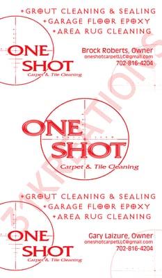 One Shot Carpet & Tile