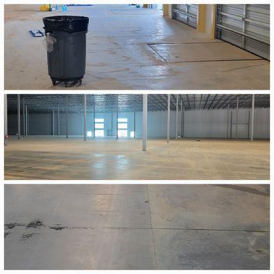 Warehouse before and after