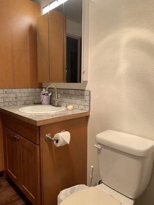 Clean bathroom