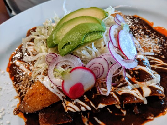 Mole Enchiladas