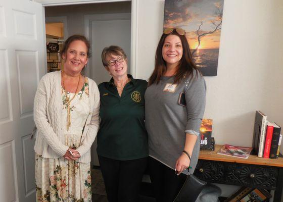 Painted Rock Family Medicine. My upstairs neighbors and friends. A wonderful team! Darla and Adi. Bonnie Yost, Physical Therapist