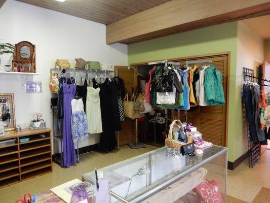 Just a view of Lydia's Closet.  We have a very well organized store, with lots of beautiful items!!