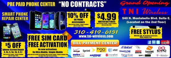 #tniwireless Promotion #tniwirelessgonewild #tniwirelessrepairshop Bang..! Montebello