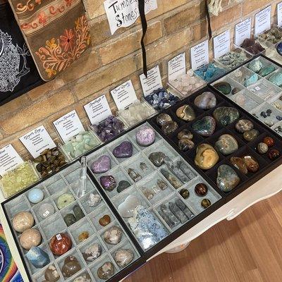 A unique and affordable polished and raw stone collection that will have you coming back for more and more :)