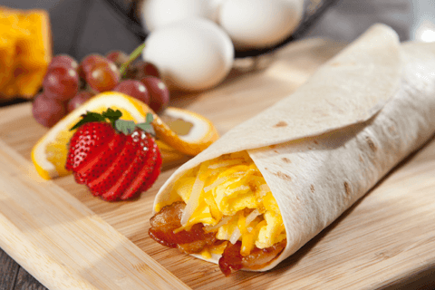 Frisch's Bacon & Egg Burrito