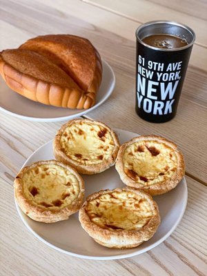 Egg tarts and Russian Bread