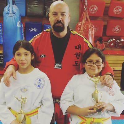 Master Daniel with my daughters