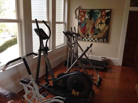 Exercise room.