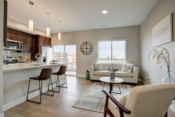 Aria Denver Townhomes Model Open 7 Days A Week