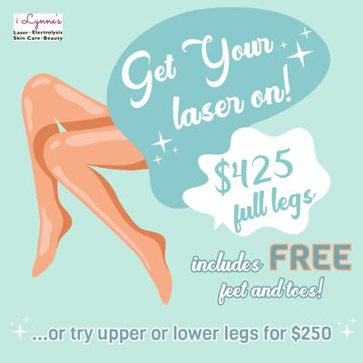 Our Annual Leg Laser Special ends 8/31! Hurry and SAVE, and be sure to book only if your legs are not tan!Call 508-646-0000