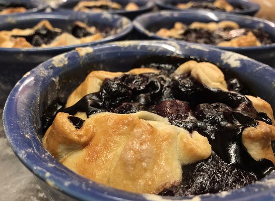 Mini Blueberry Pies