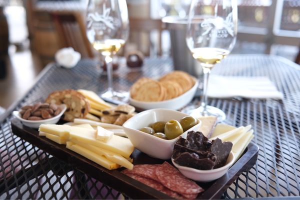 Cheese board and snacks