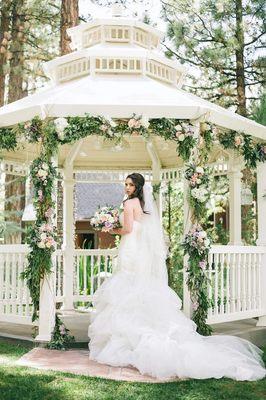 www.eventsfl.co   Whimsical Enchanting Wedding Venue Outdoor Gazebo-courtyard -reception area