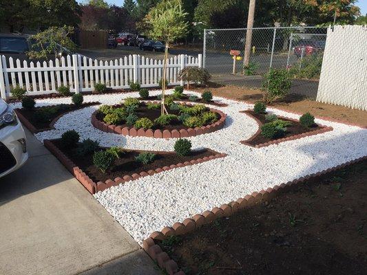 Another beautiful yard was completed!