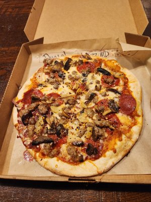 Mad Dog with roasted garlic and mushrooms added.