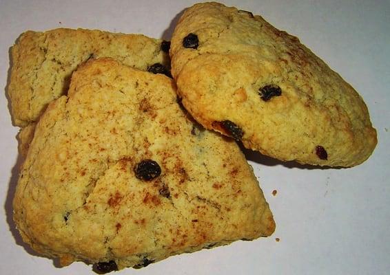 Oatmeal Raisin Scones