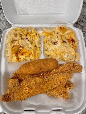 Fried Catfish Fillet Dinner