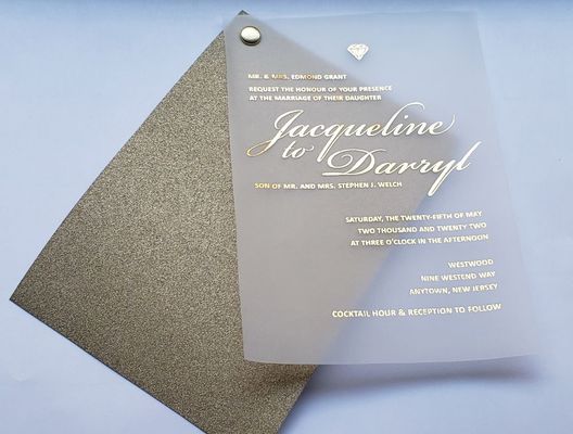 Foil invitations