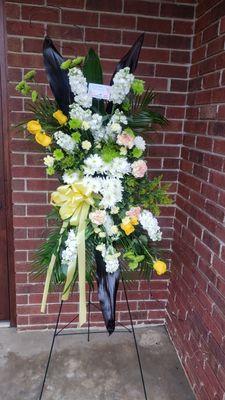 Stunning one of a kind sympathy florals