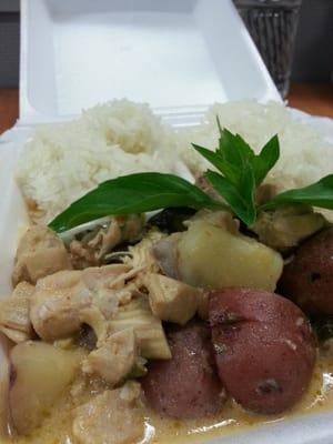 Red Chicken Curry & Potatoes $8.25