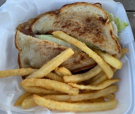 BLT and fries