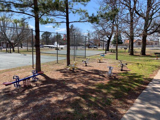 More playground equipment