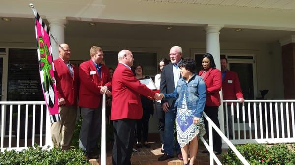 Studio B Salon Chamber of Commerce Ribbon Cutting ceremony