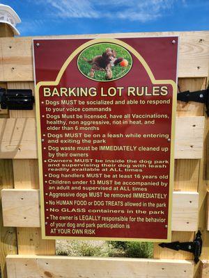 Our brand new "Barking Lot' Dog Park at the winery!