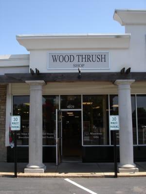 The Wood Thrush Shop is located at 6029 Hwy 100, Nashville TN.