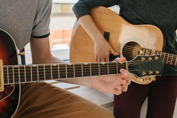 Acoustic and Electric guitar for children and adults!