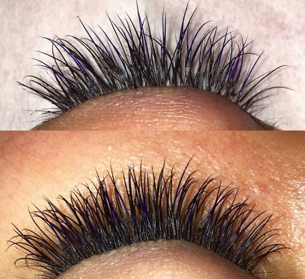 It's important to maintain your lashes as they grow. Coming in for regular touch ups guarantee that your lashes are always their fullest!